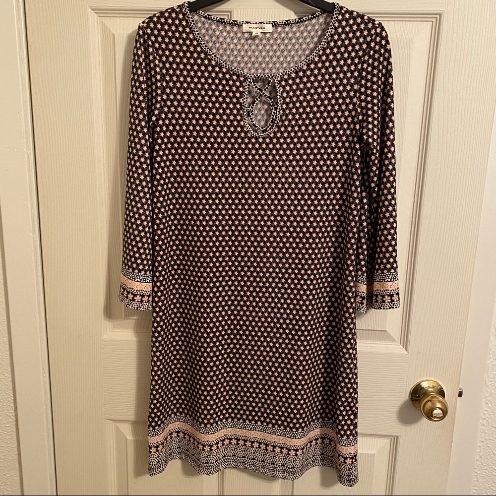 Max Studio floral print casual dress. Size XS